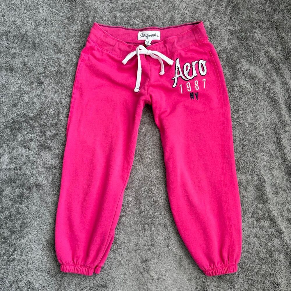 Aeropostale pink capri sweatpants
